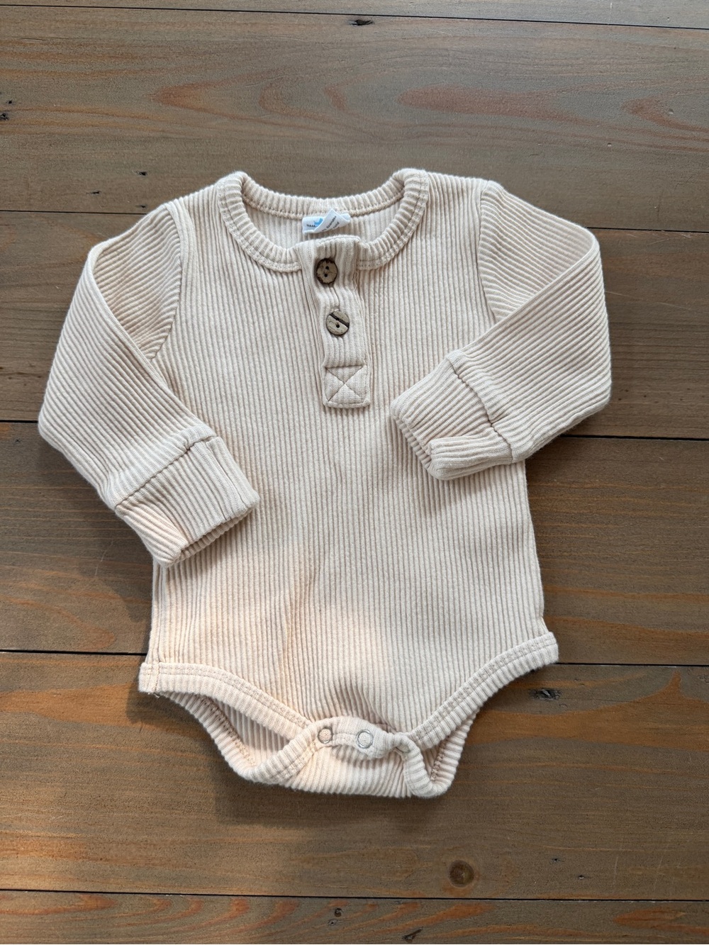 Little One Shop Ribbed Long-Sleeve Bodysuit - 3-6 Months